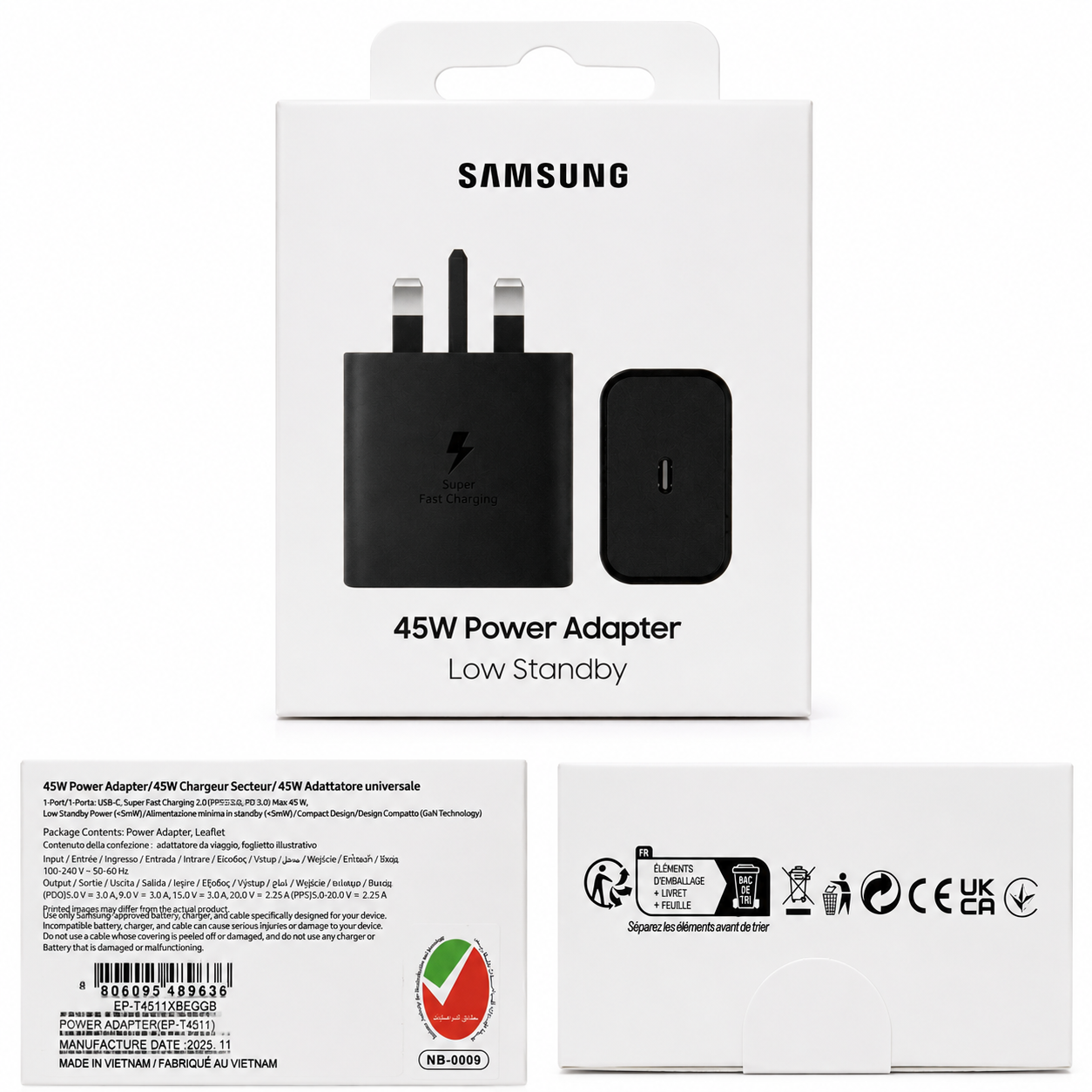 شارژر 45 وات سامسونگ مدل EP-T4511