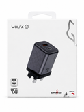شارژر دیواری WOLFA 45W GaN مدل WHch03